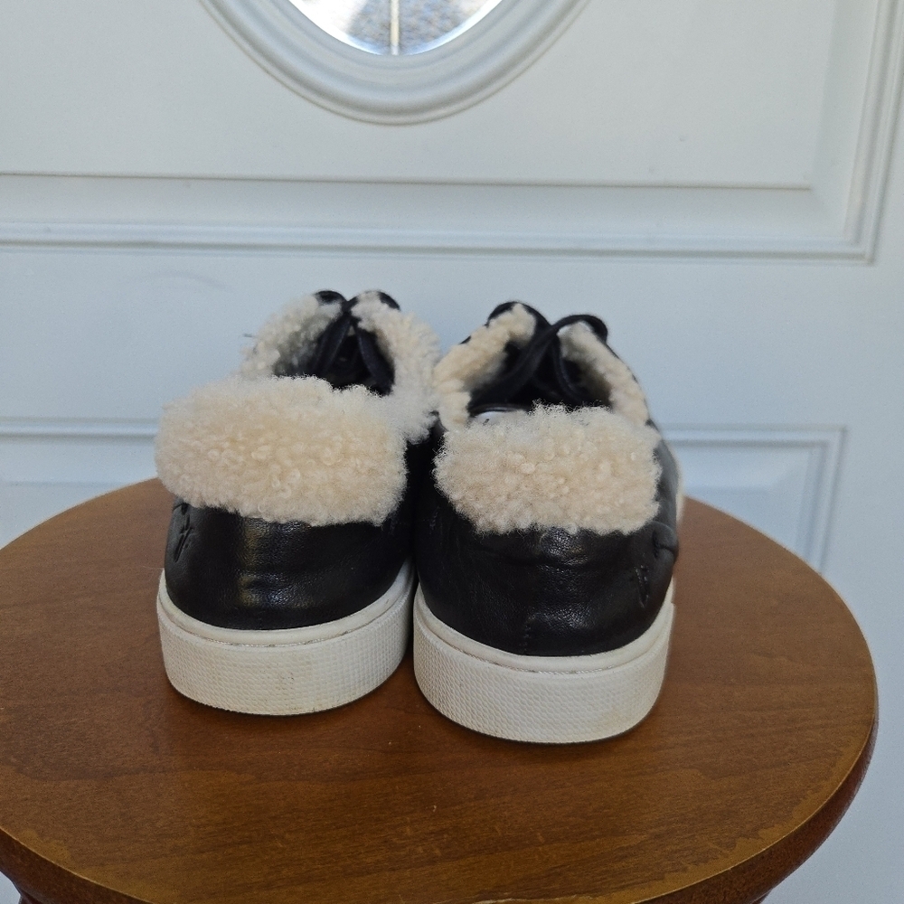 Frye Black Shearling Sneakers - Picture 5 of 11